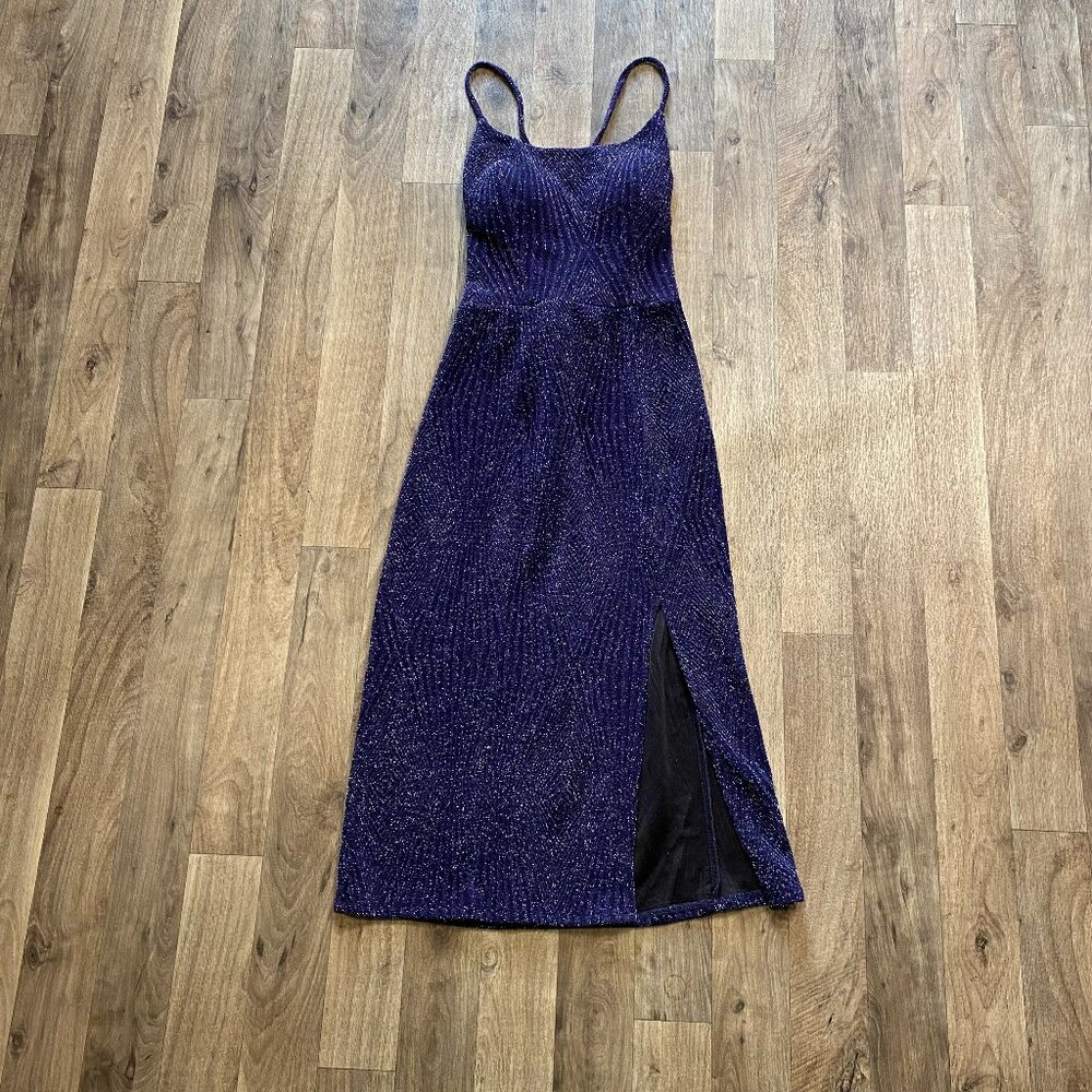 Speechless Blue Sparkly Party Dress Size Juniors Small